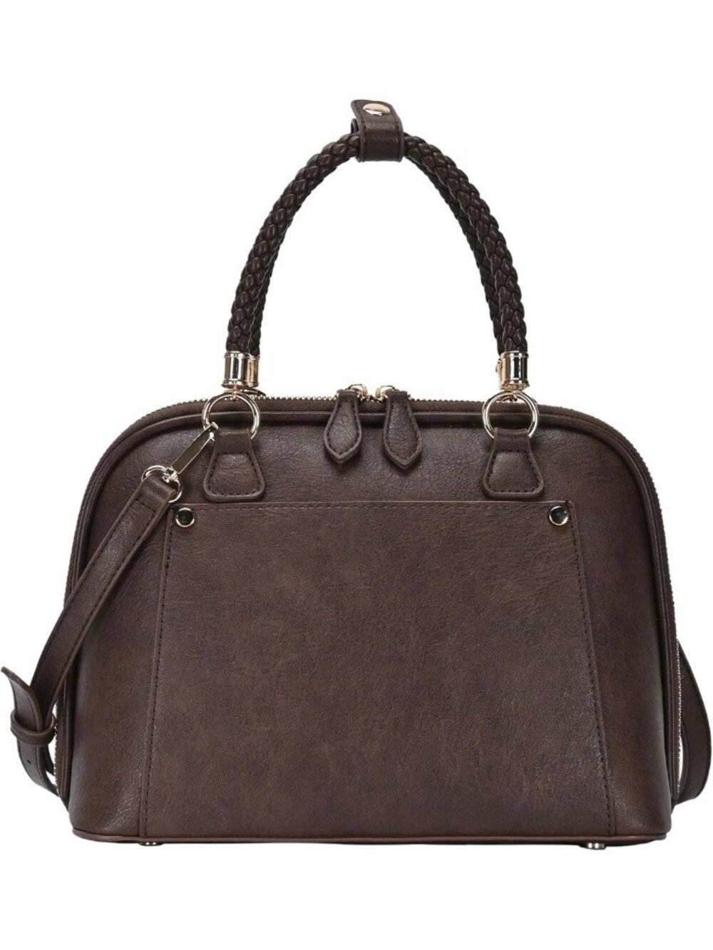 Stylish Vegan Leather Satchel Handbag for Women | Versatile Canvas & Straw Purse
